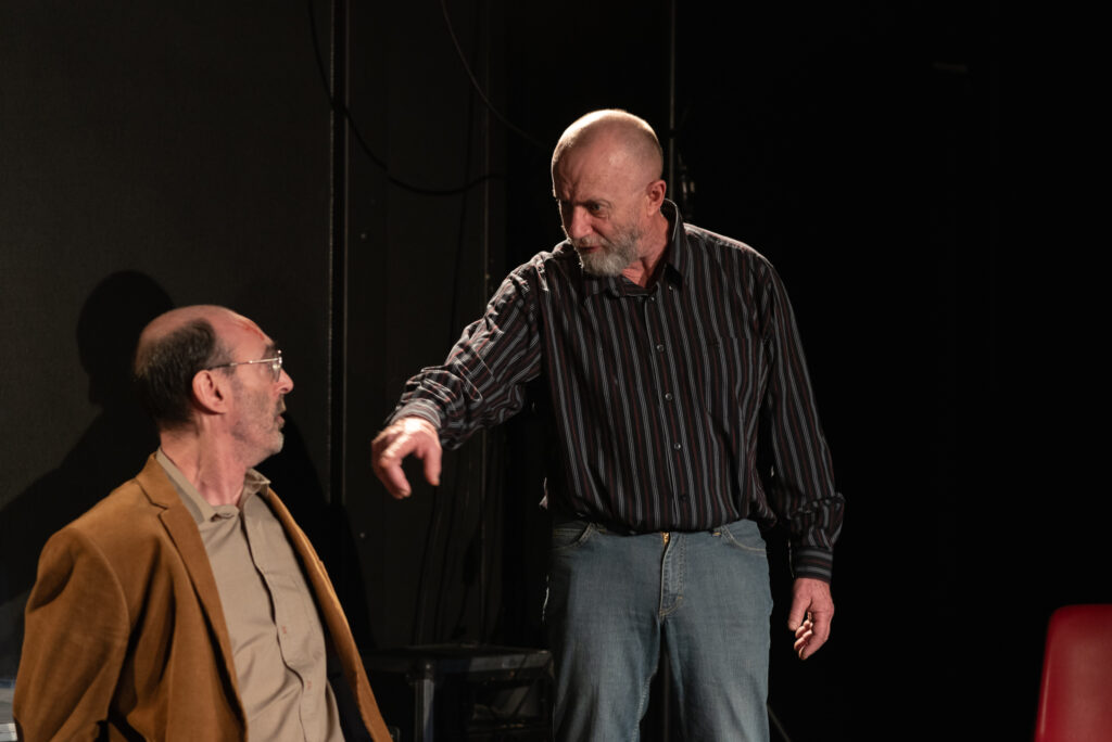 Jacques Siutkowski et Renaud Langlois dans "La Jeune Fille et la Mort" d'Ariel Dorfman - Photo Eric Pouyet